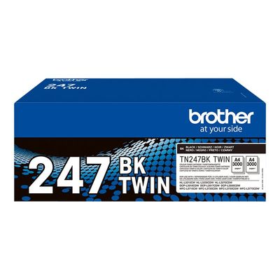 Brother TN247 - Pack de 2 - noir - cartouche laser d'origine