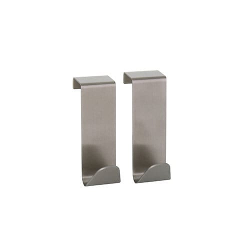 Türhaken 2er Set Silber 7,5x5x2,5 cm