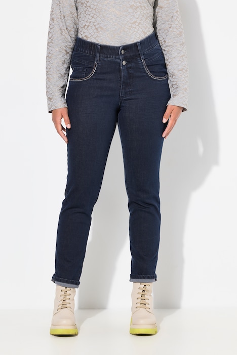 Jeans, Slim Fit, 5-Pocket, mit recycelten Polyester