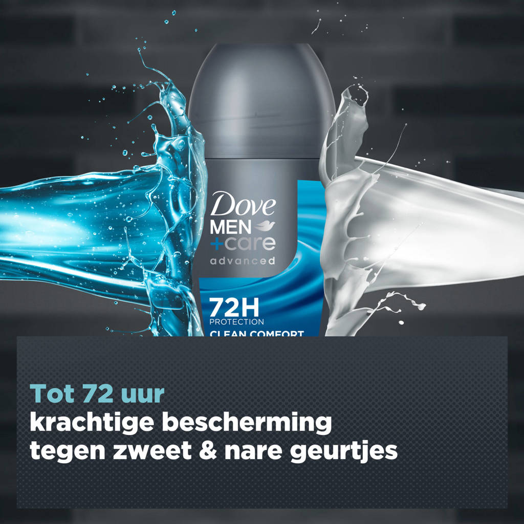 Echt 100% gemeend: Hoera voor Dove !Clean Comfort anti-transpirant deodorant roller - 6 x 50 ml