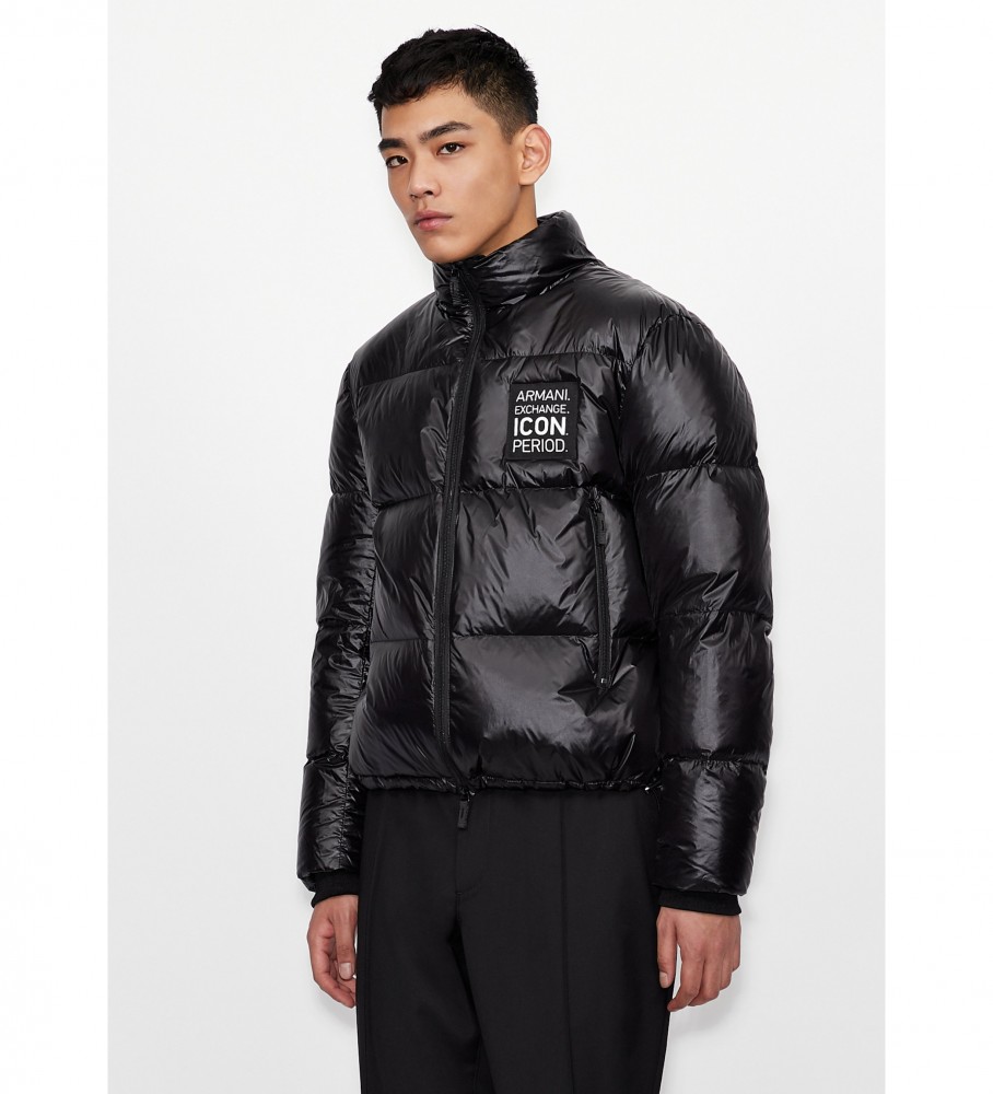 Casaco de penas preto Armani Exchange Icon