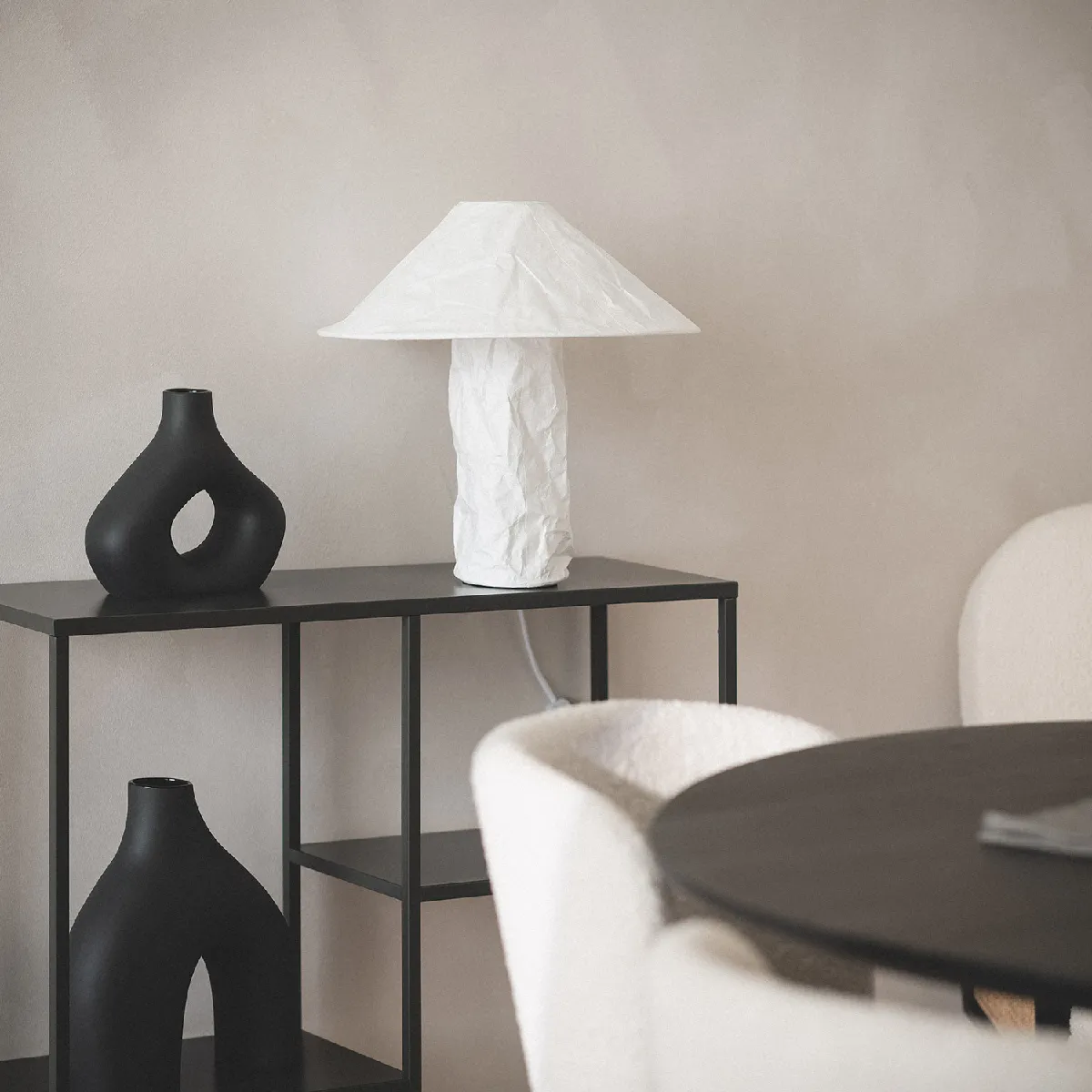 Ledkia Lampe Tyvek Rapa - Blanc