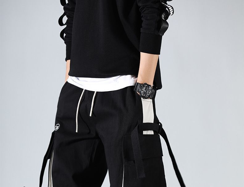 Acrius - Cargo-joggingbroek met contrasterende afwerking
