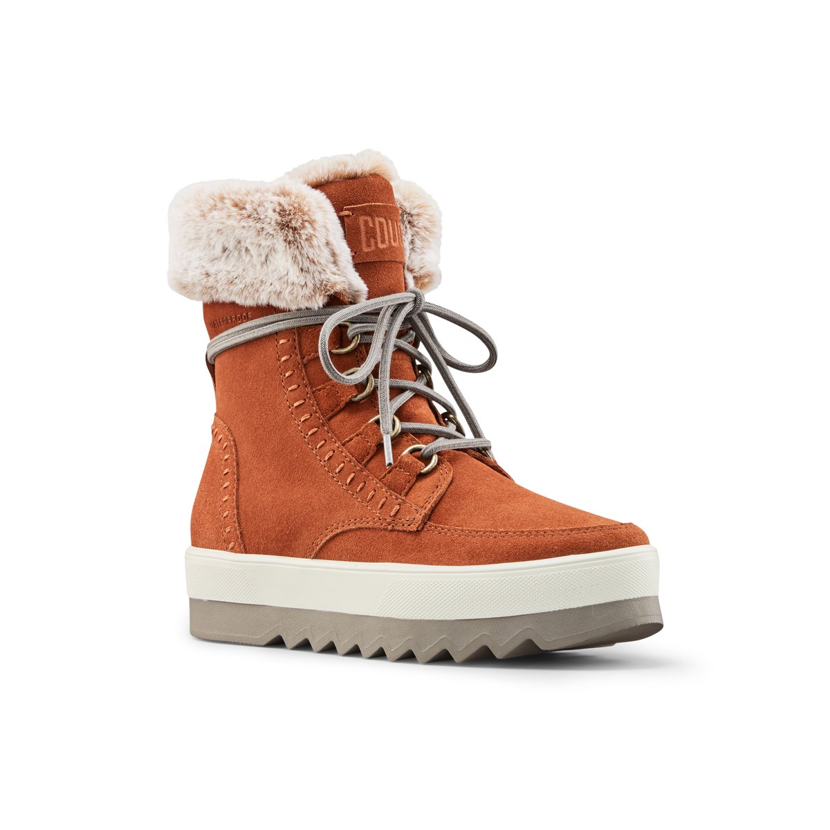 COUGAR-Vanetta-l-Bottes d'hiver - Semelle tracteur - Rouille