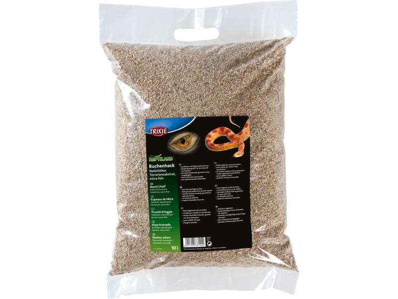 Trixie Bodensubstrat Buchenhack, extra fein 10 l Natürliches Terrariensubstrat
