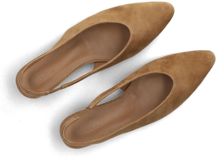 TORAL Slingbacks Dames Lenore Maat: 37 Materiaal: Suède Kleur: Camel