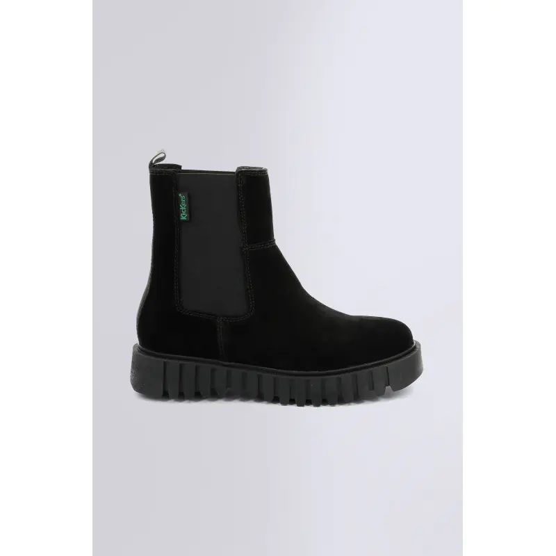 KICK FAVORITE NOIR BOOTS Cuir Femme