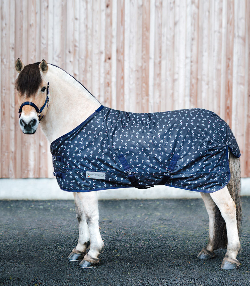 Waldhausen Lucky Fleece - Regendeken - Paardendeken - Blauw - 75/125