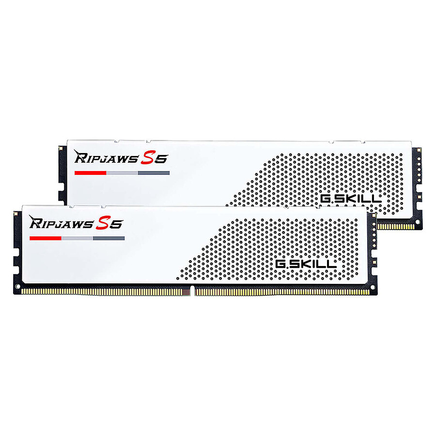 G.Skill Ripjaws S5 White - 2 x 16 Go (32 Go) - DDR5 6000 MHz - CL36