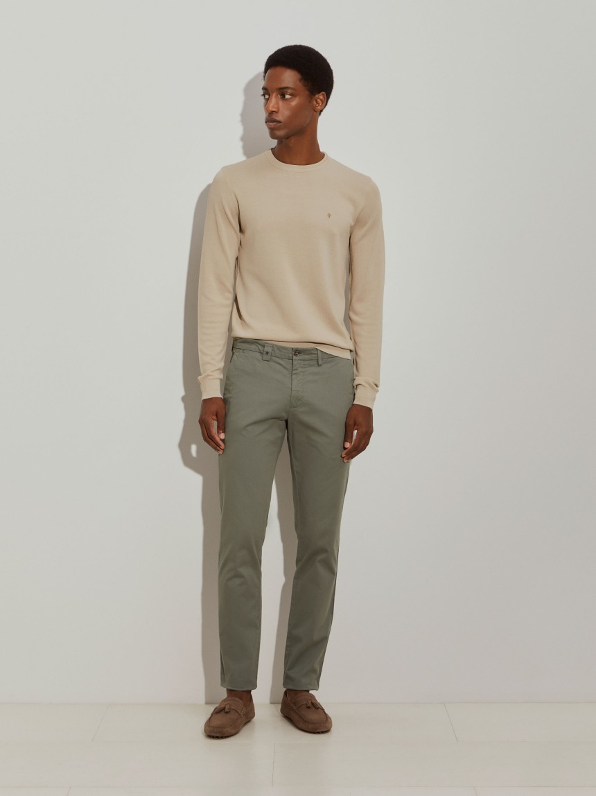Calças chino slim fit