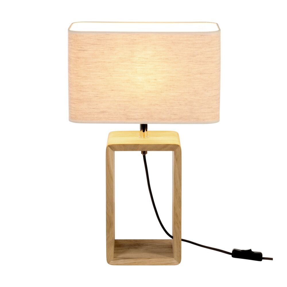 BORDLAMPE BRITOP BOHO 1XE27 25W OLJET EIK