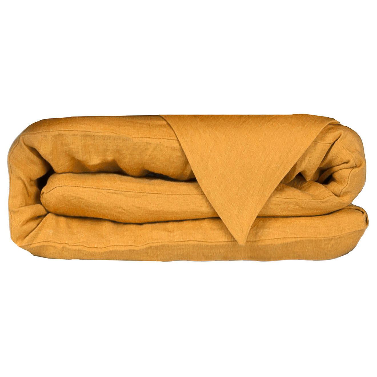 Febronie Home Housse de couette 100% Lin Hortense safran