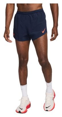 Short splité Nike AeroSwift 4in Bleu Homme
