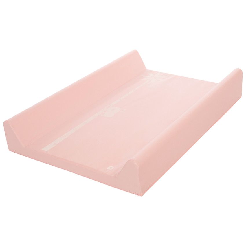 Matelas à langer Koala avec toise - Rose - Ecru