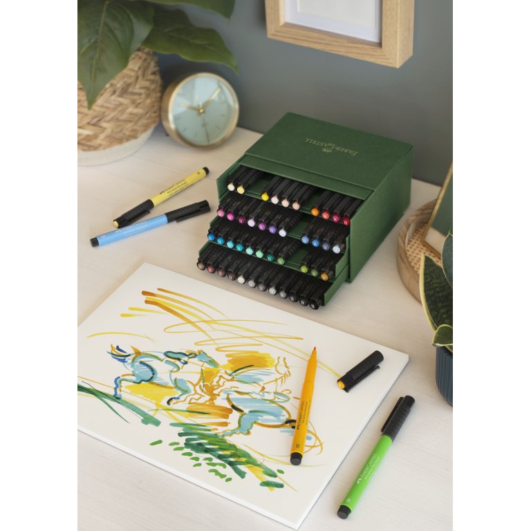 Faber-Castell Pitt Artist Pen B, 48er-Set
