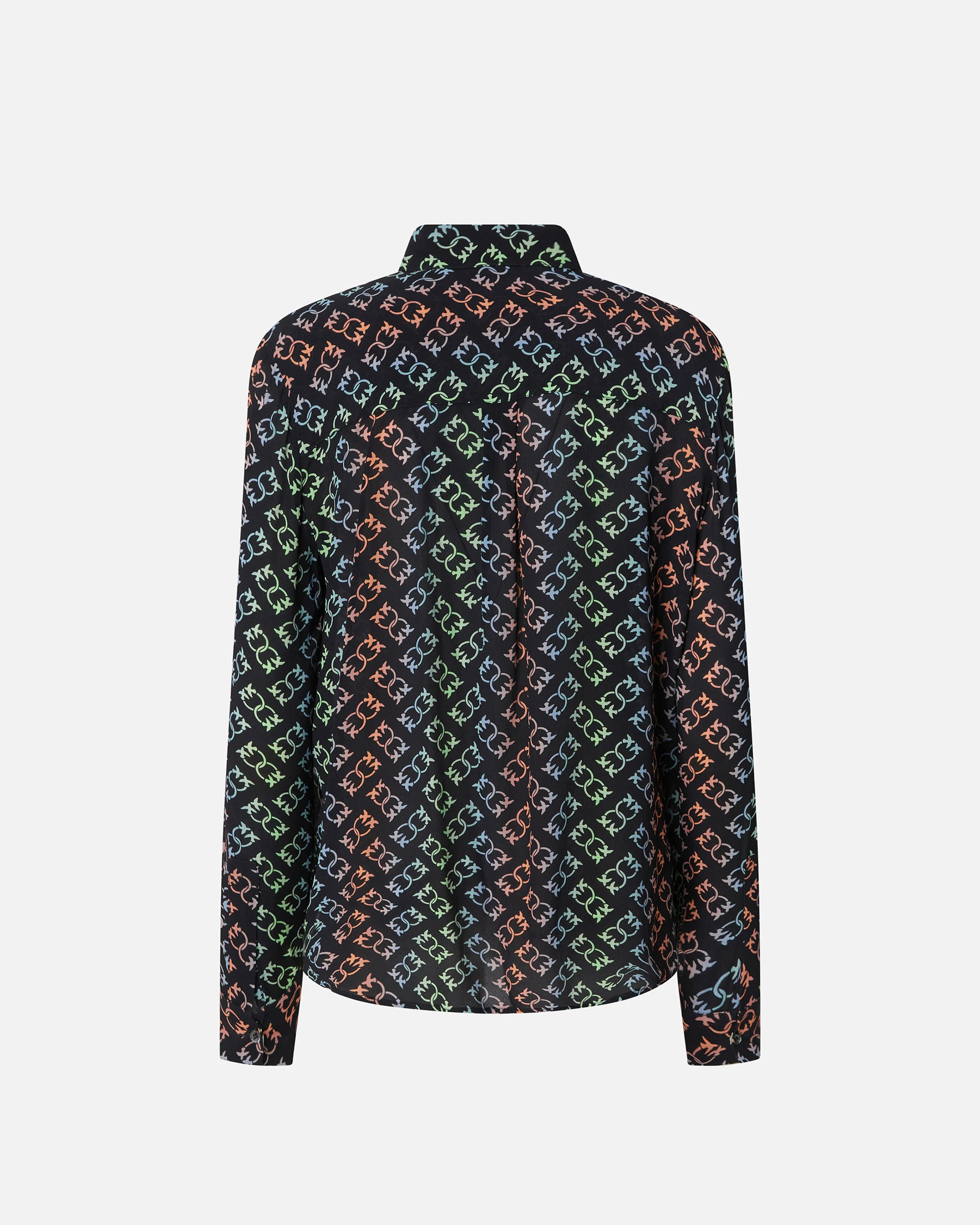 Chemise classique à logo monogram | Multicolore