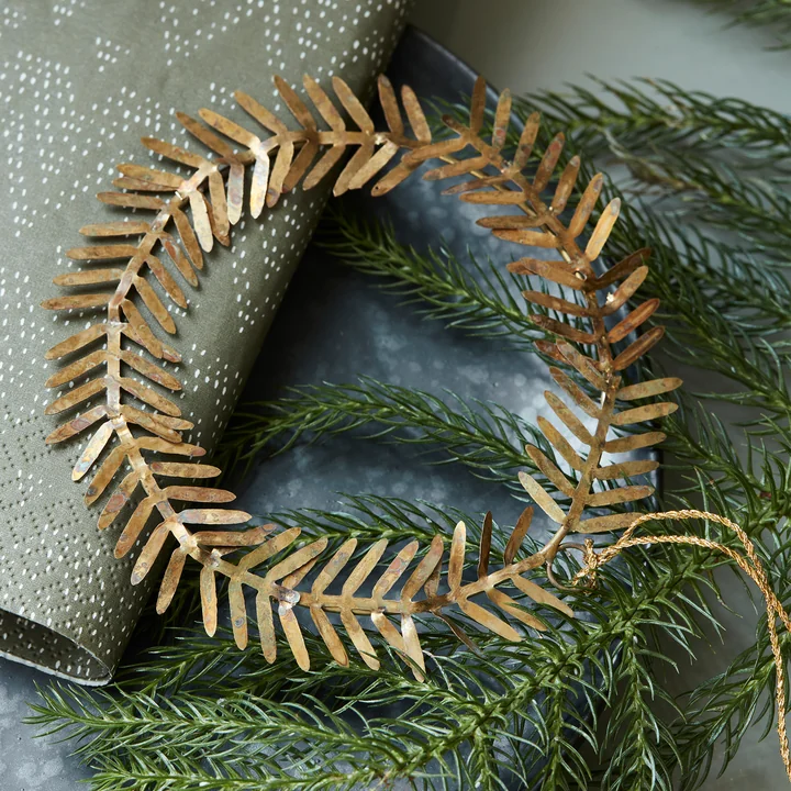 House Doctor - Lamet Christbaumschmuck, Stern, Messing