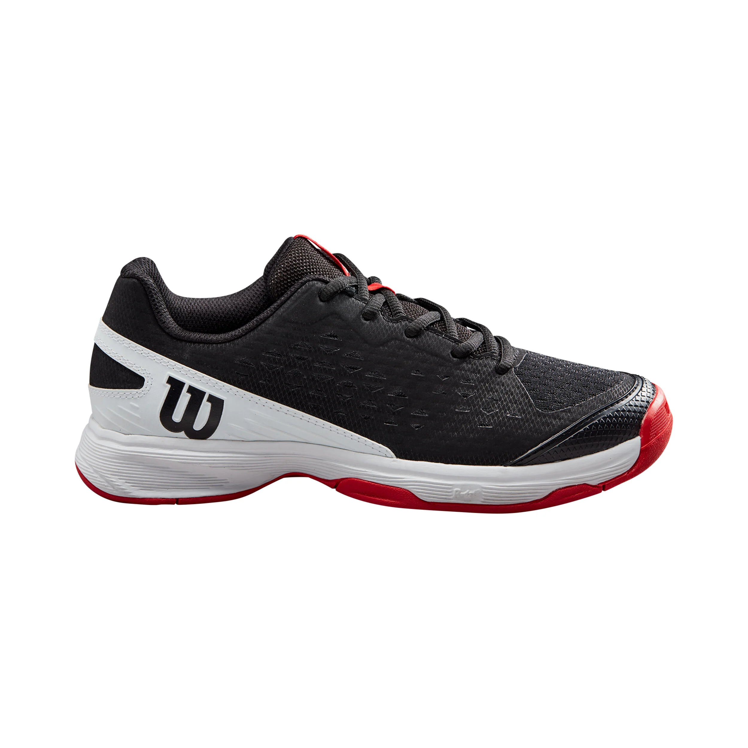Wilson Rush Pro 4.0 Chaussures Toutes Surfaces Enfants - Noir , Blanc