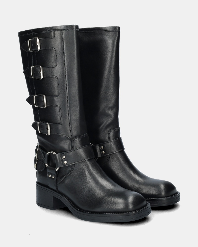 Nelson Ameixa Bikerboots  - zwart