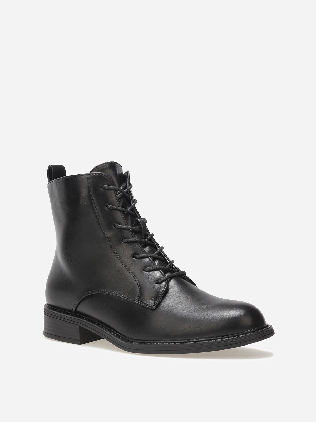 Bottines à lacets- Noir