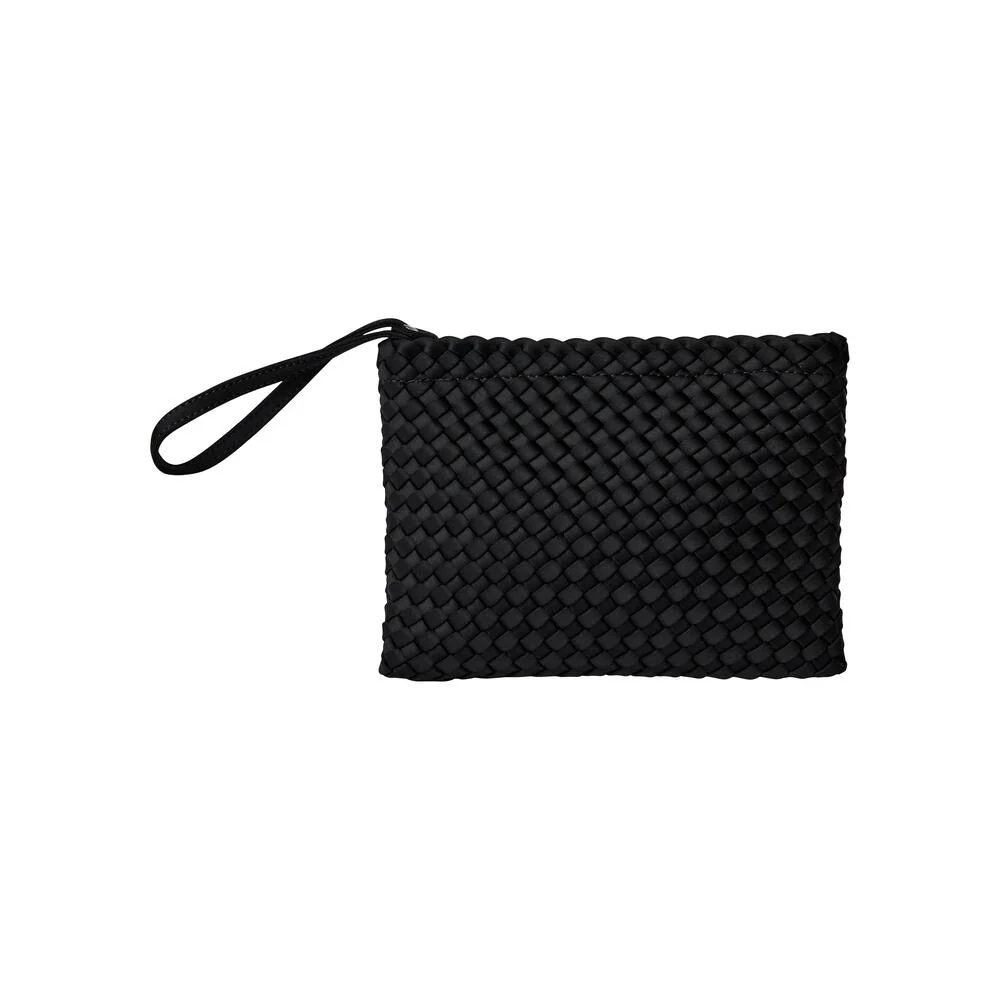 Bahne Accessories  Flettet clutch - sort