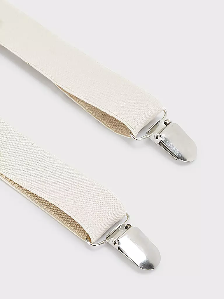 MAYORAL Jungen Hosenträger und Fliege beige
