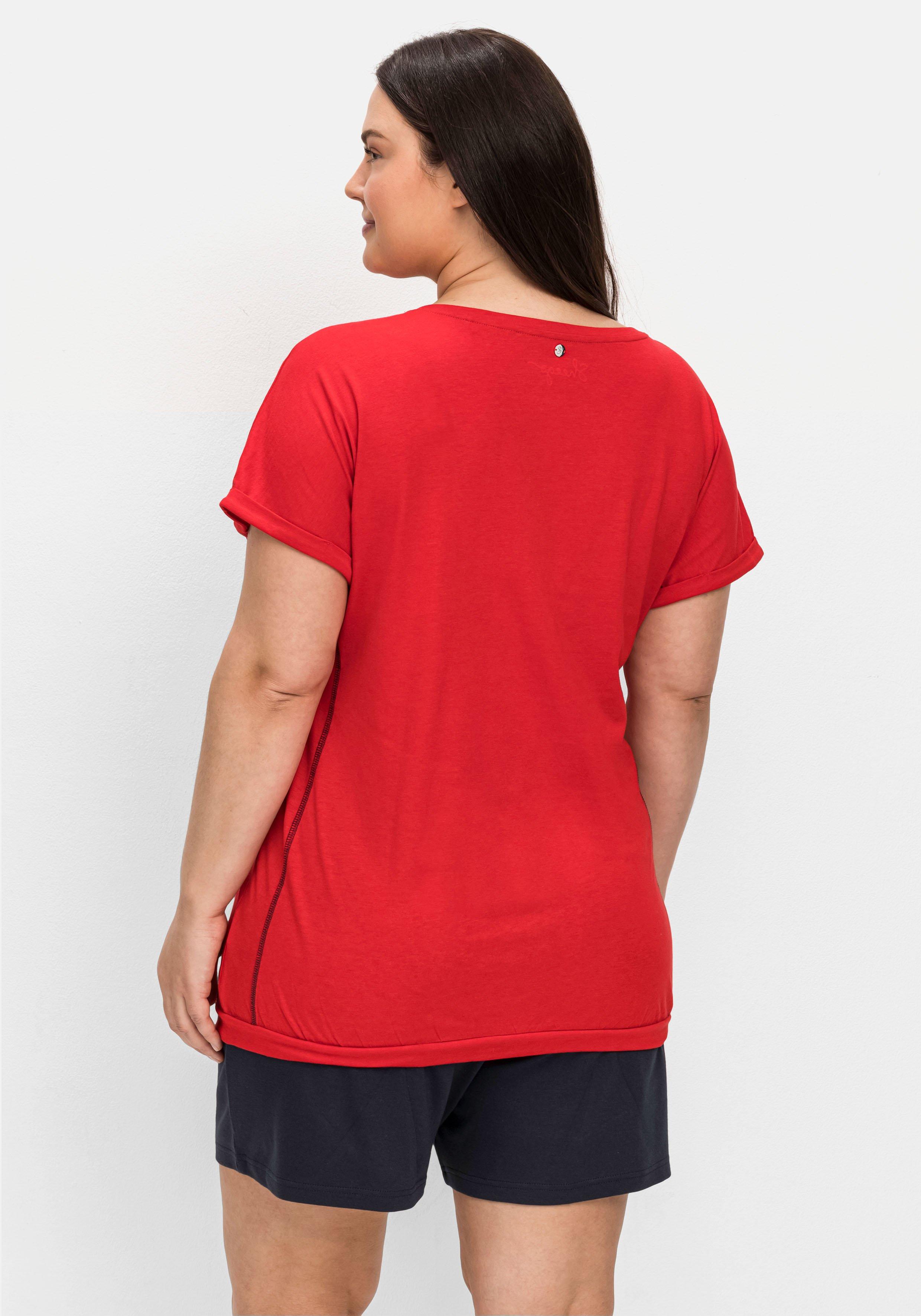 Relaxshirt mit elastischem Saumbund