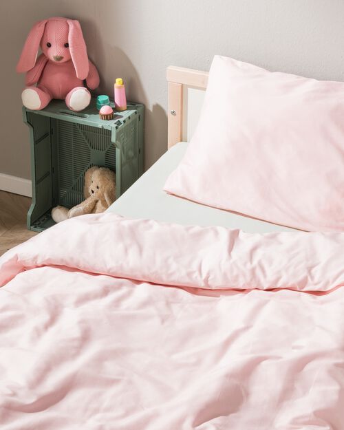 housse de couette enfant 120x150 rose