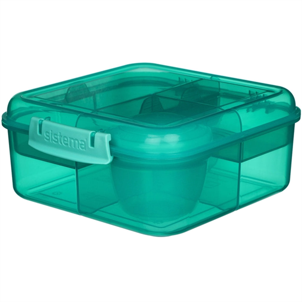 Køb Sistema Bento Cube Madkasse 1,25 L Teal