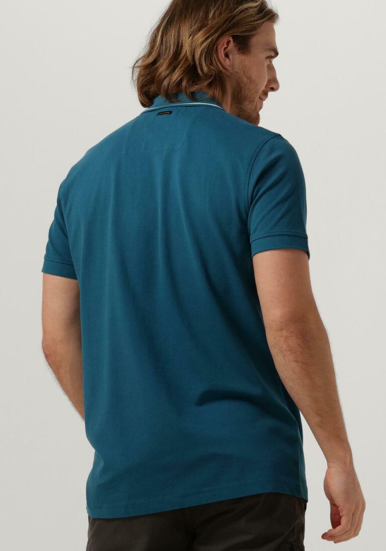 PME LEGEND blauwe pme legend polo short sleeve polo stretch pique package