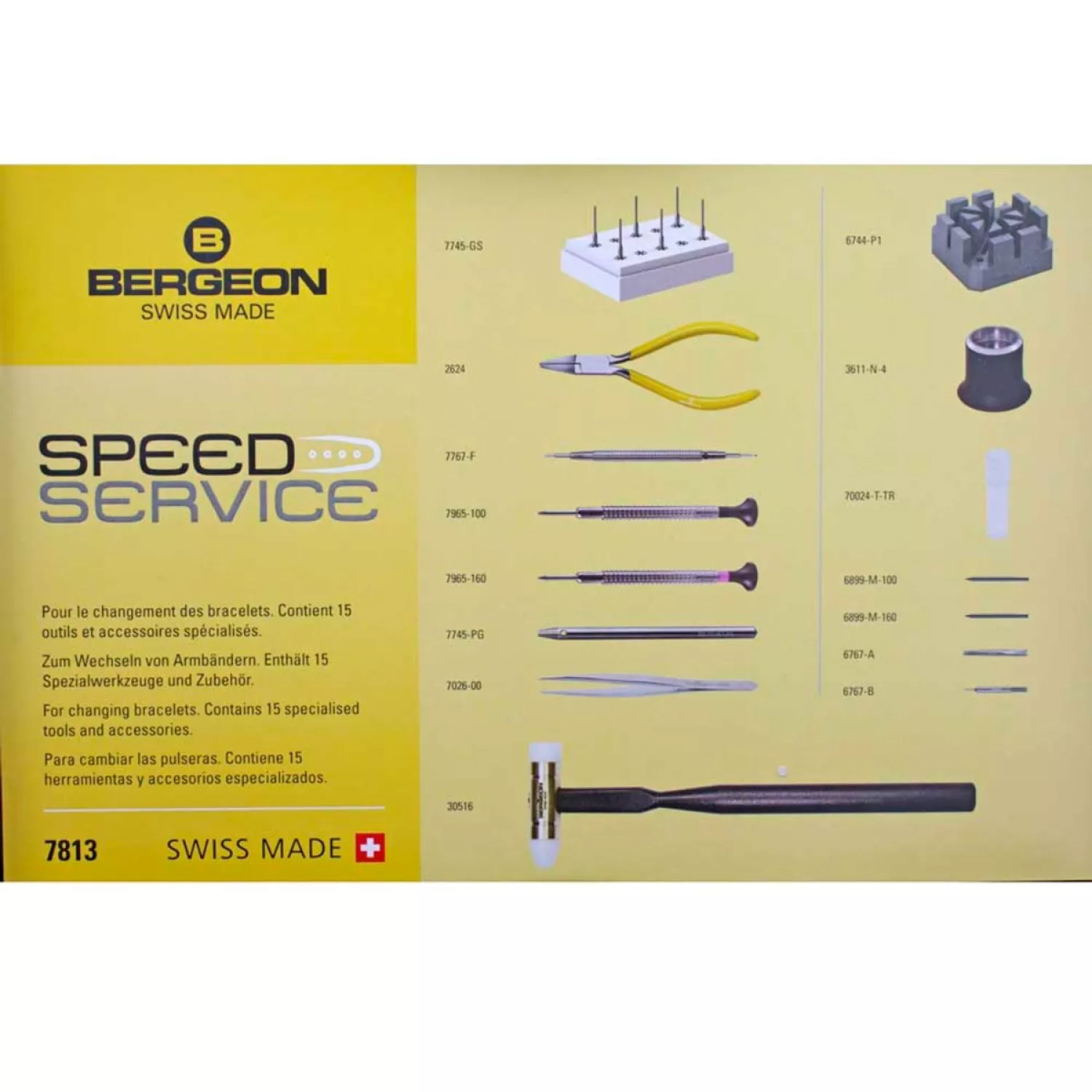 Bergeon Speed Service Værktøjssæt 7813