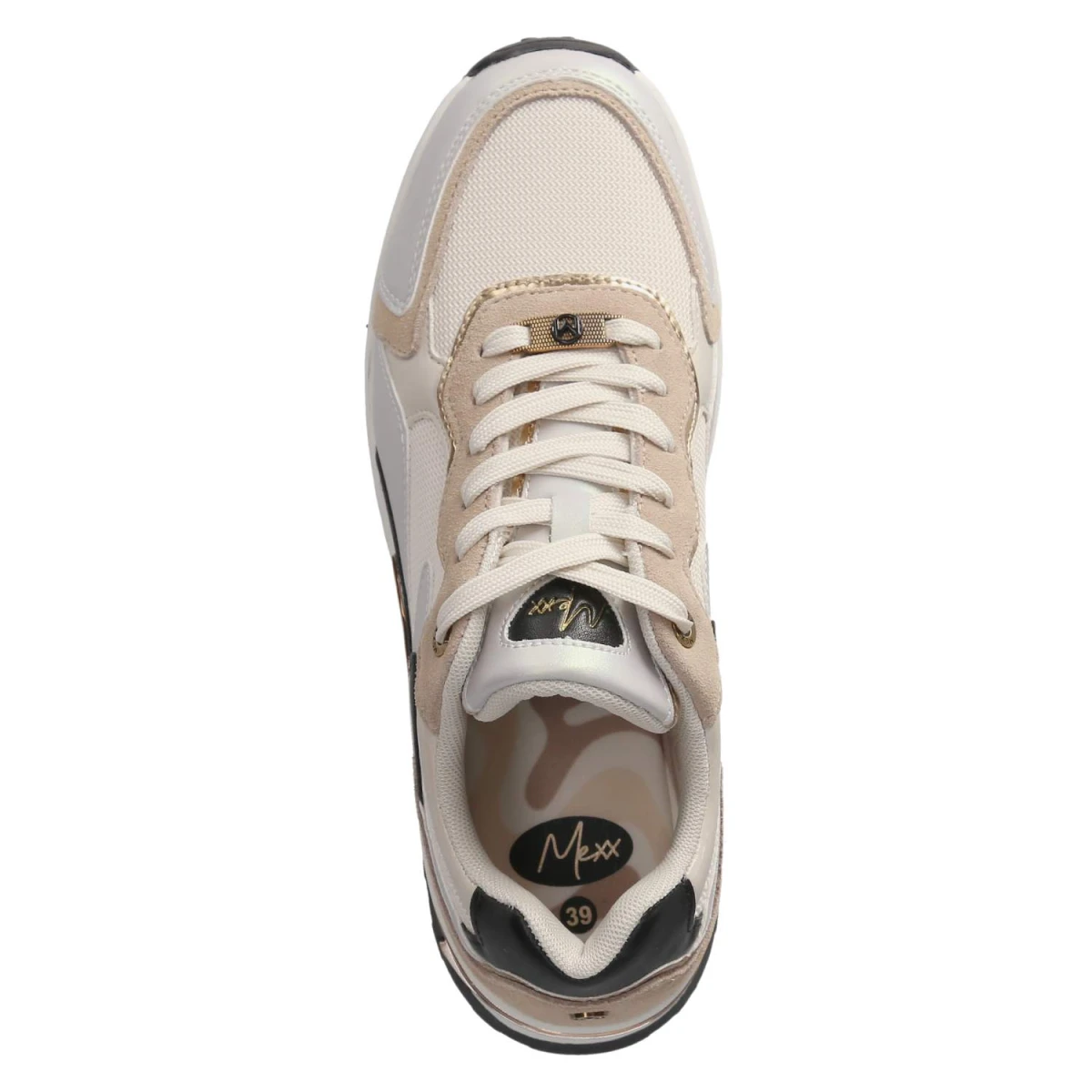 MexxLow Sneaker PORTIA LOVE - Brown/Black