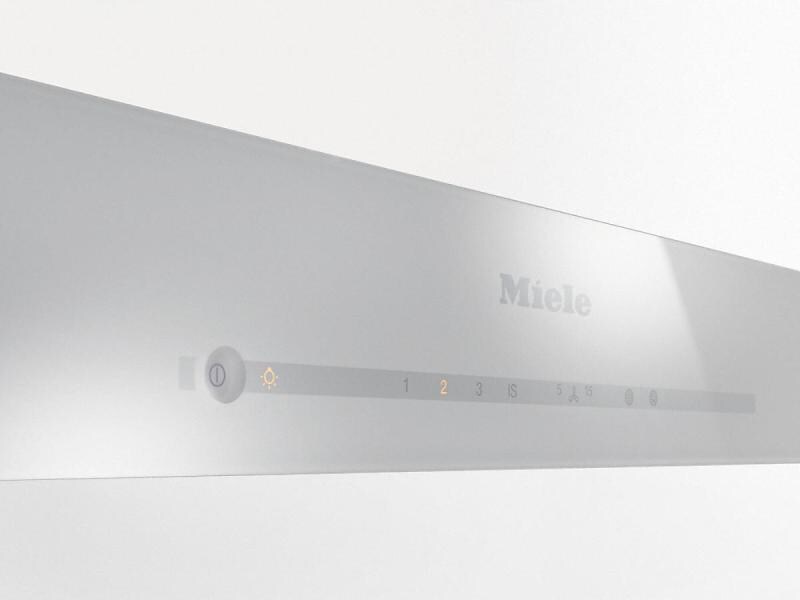 Miele Inselhaube DA 6708 D Aura Ed. 6000 4 Stufen, Weiss Insel-Dunstabzugshaube