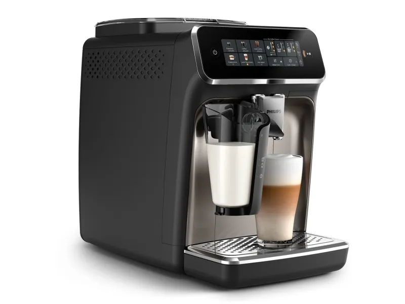 Philips 3300 series EP3347 - Automatisk kaffemaskine med capuccinatore - 15 bar - sort/krom