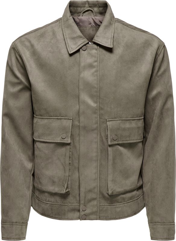 Onsyuki - Jas - Biker Kraag - Lange Mouwen - Ritssluiting - Polyester Voering