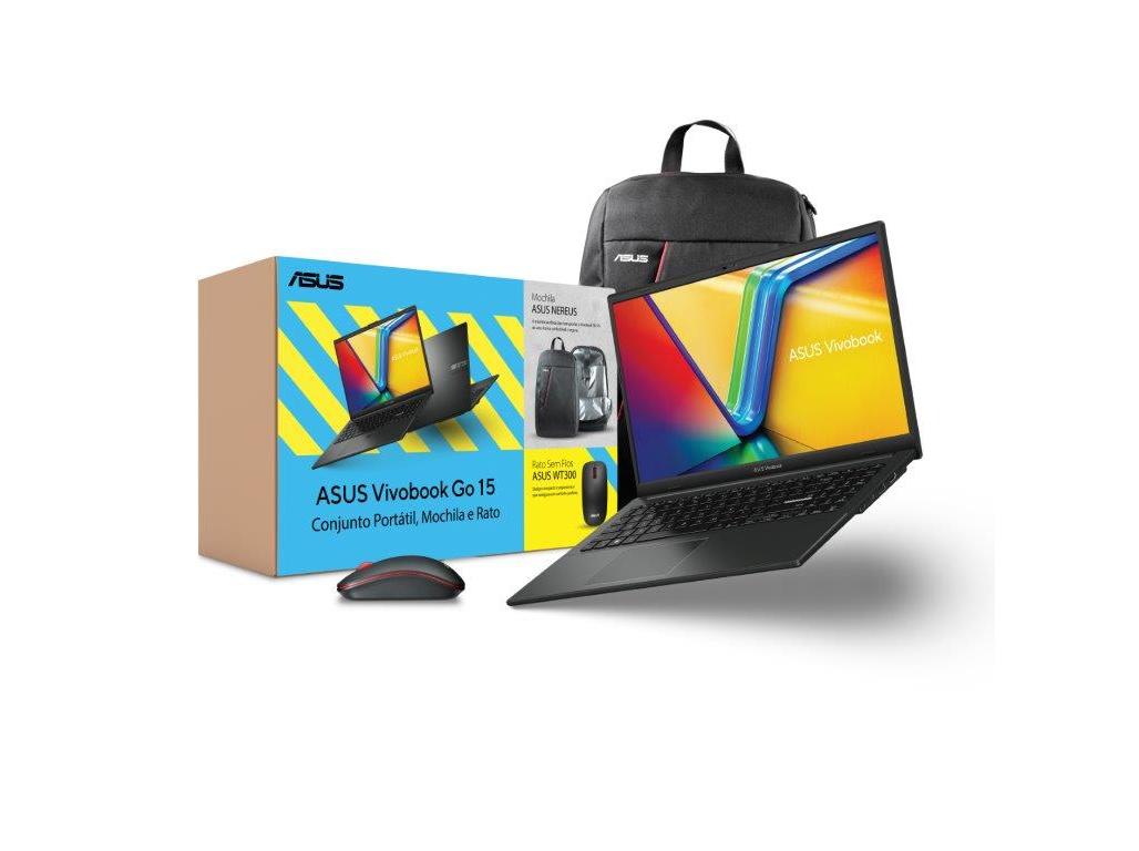 PORTÁTIL MOCHILA RATO ASUS E1504GA-32BDLP2 (16'' I3/8/512GB)