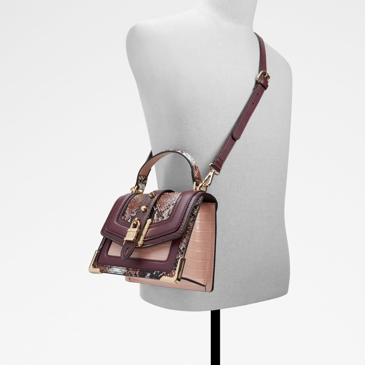 Iconilock Bordo Women Top Handle Bags