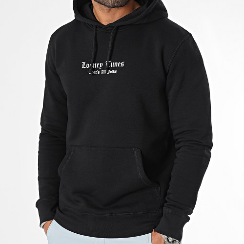 Sweat Capuche Tweety Graff Pink Noir