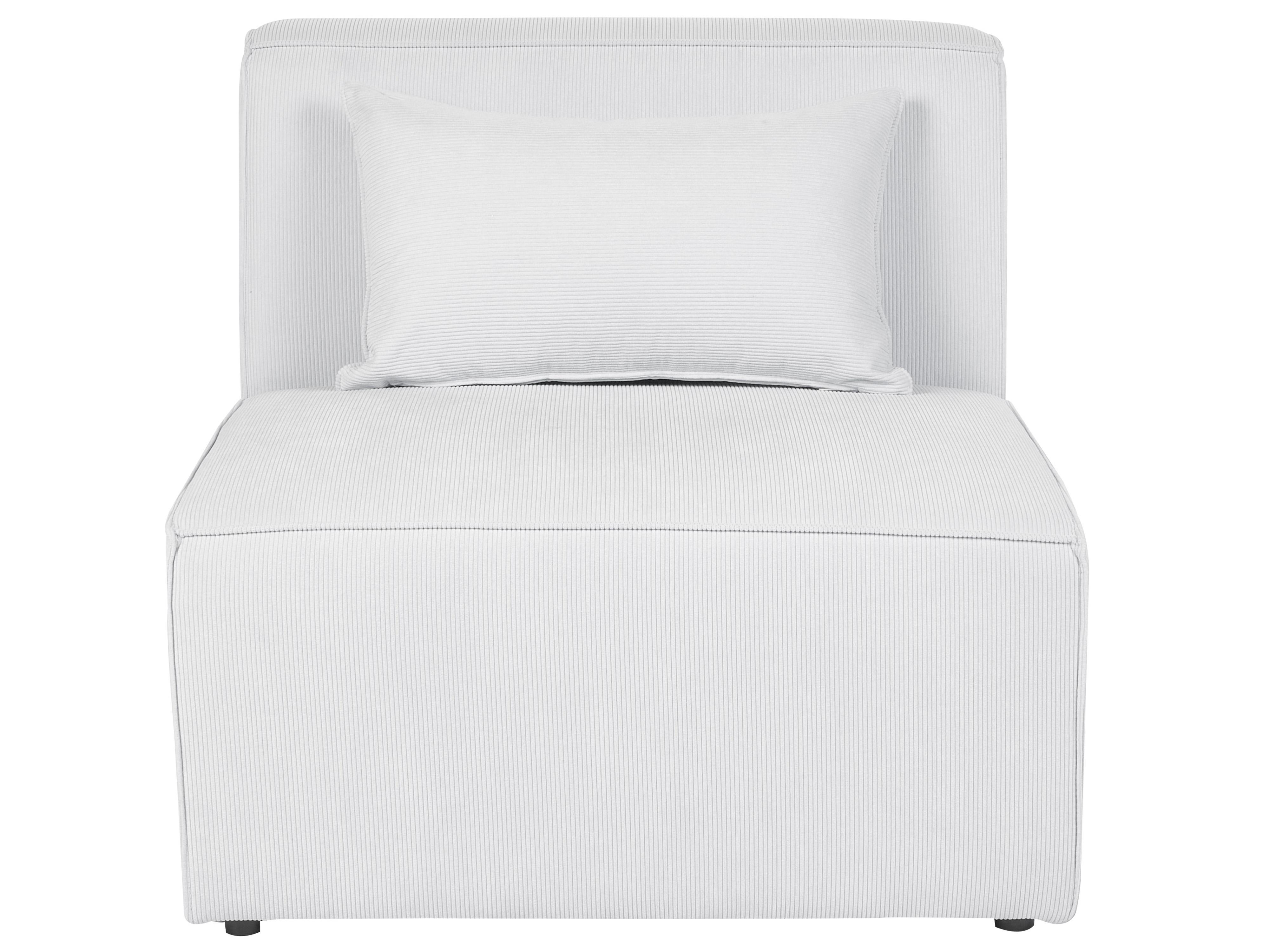 Chaise longue LEMVIG Corduroy Gebroken wit
