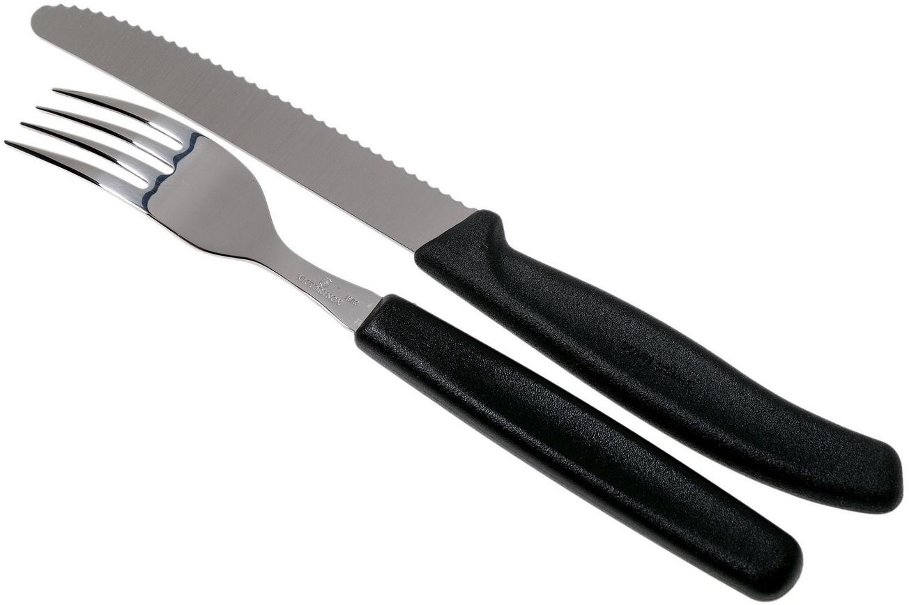Victorinox SwissClassic 6.7833.12, 12-delige tomatenmessenset, zwart