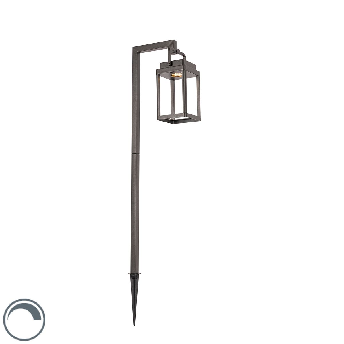 Buiten prikspot donkergrijs incl. LED oplaadbaar - Yara