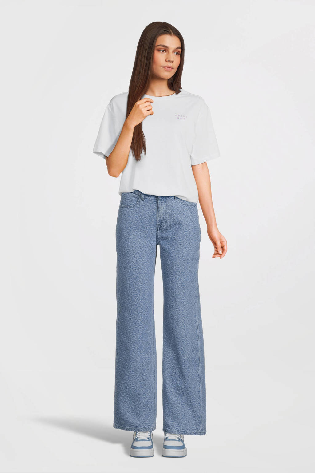 Sofie Schnoor T-shirt met backprint wit