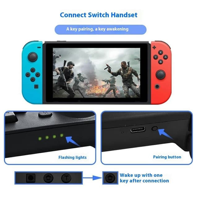 Kompatibel med Nintendo Switch Pro Wireless Game Controller Bluetooth Gamepad Controller