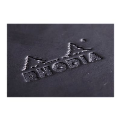 RHODIA Rhodiarama - Carnet souple A5 - 160 pages - ligné - noir