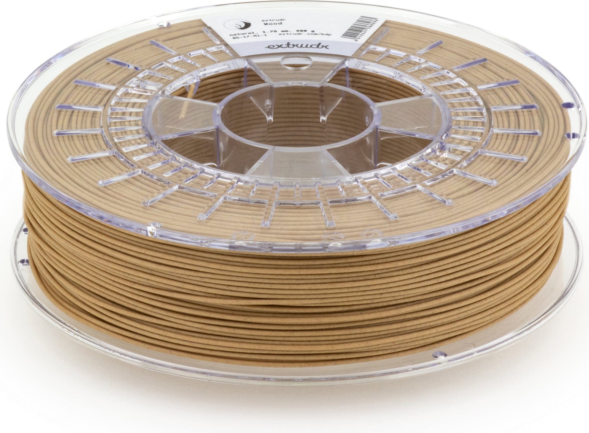 Extrudr  Wood, 1,75 mm / 800 g    BIO-Holzfilament mit Fichtenfasern