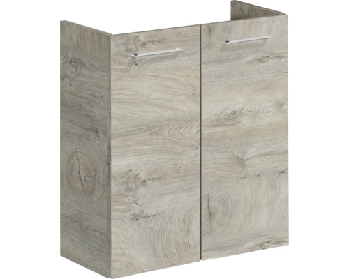 form&style wastafelmeubel FELINA BxHxD 52 x 60 cm x 24,3 cm Frontkleur licht eikenhout decor 82274