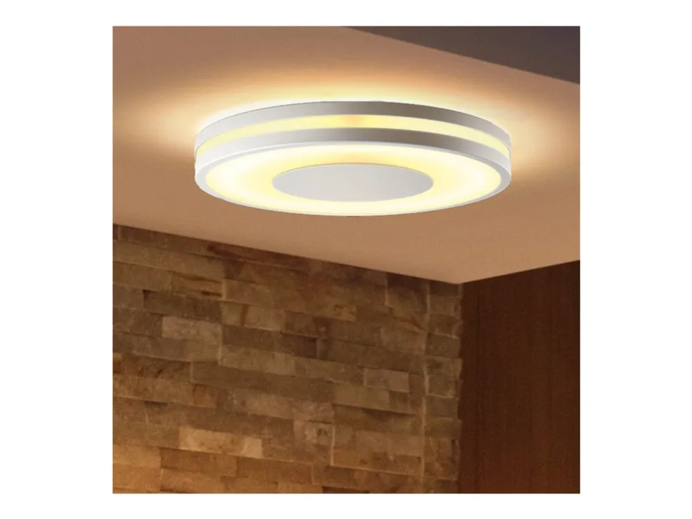Philips Hue White ambiance Being - Loftslampe - LED - 22.5 W (tilsvarende 204 W) - klasse F - varmt til køligt hvidt lys - 2200-6500 K - aluminium