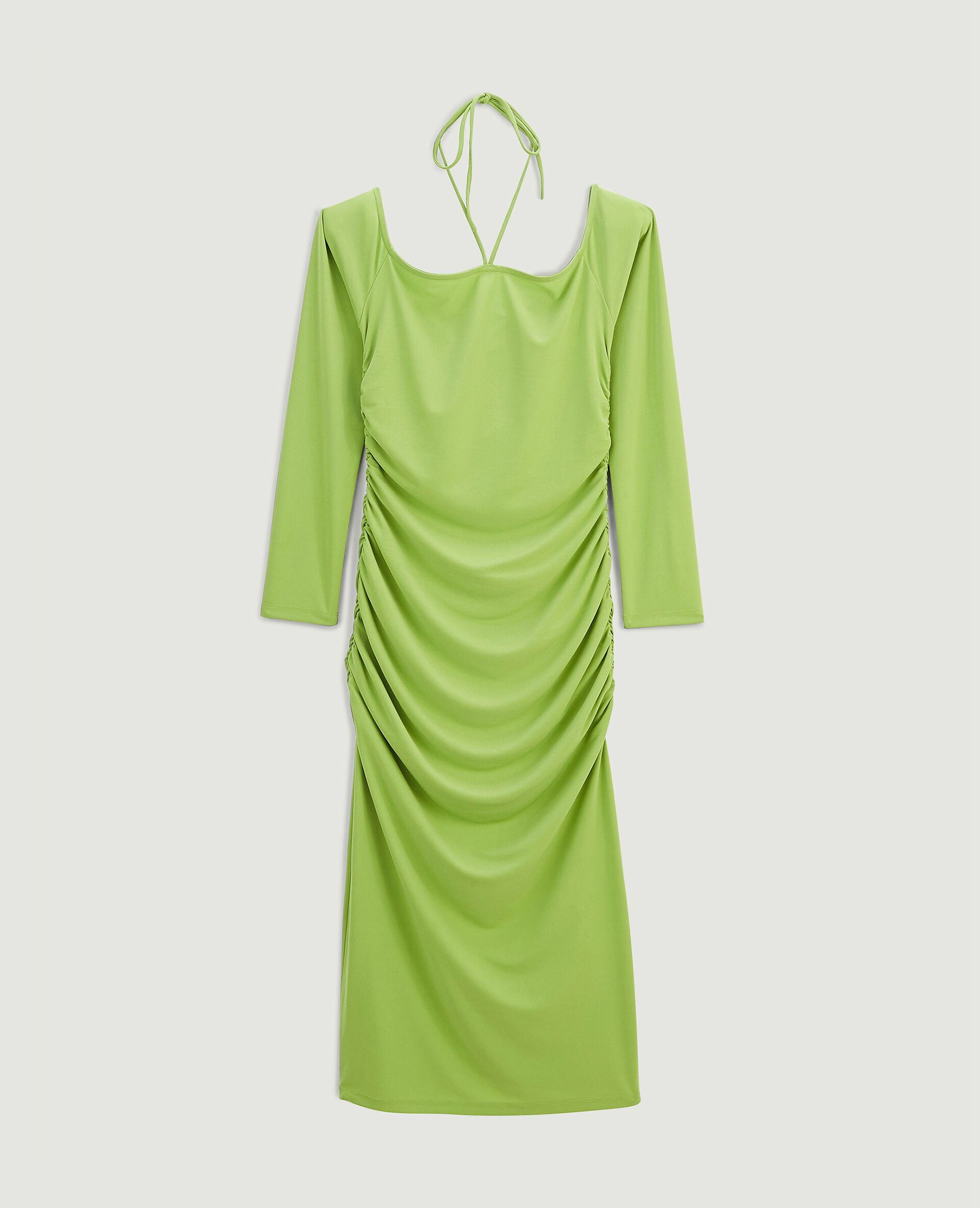 Robe longue tour de cou - Vert olive