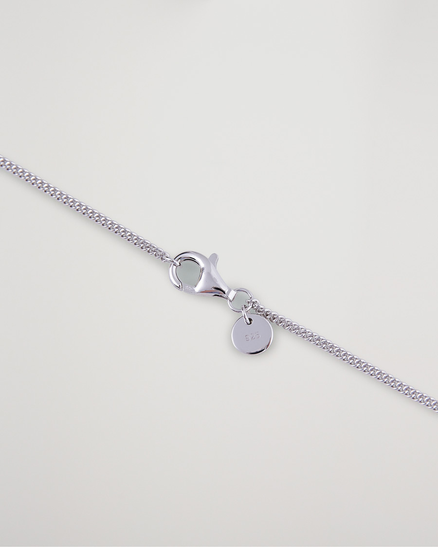 Tom Wood Curb Chain Slim Necklace Silver