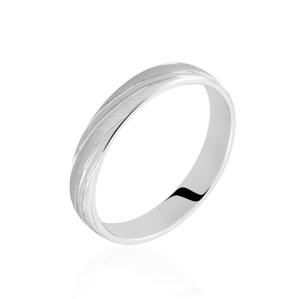 Alliance Eros Brossee Ruban Plat Or Blanc